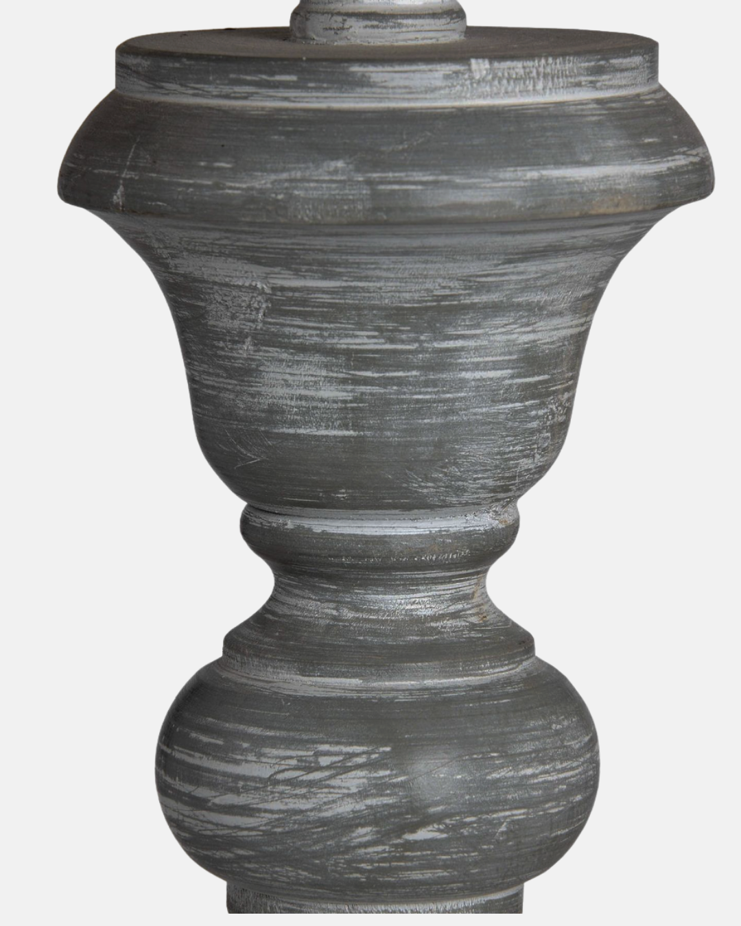 Ithaca Floor Lamp – Whitewashed Wood Base & Linen Shade, 155 cm Standing Lamp